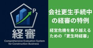 会社更生手続き中の経審の特例 経営危機を乗り越えるための「更生時経審」