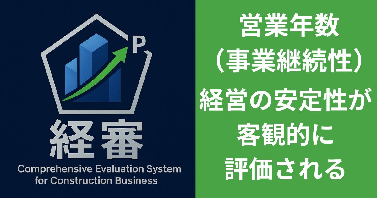 社会性 W点 営業年数